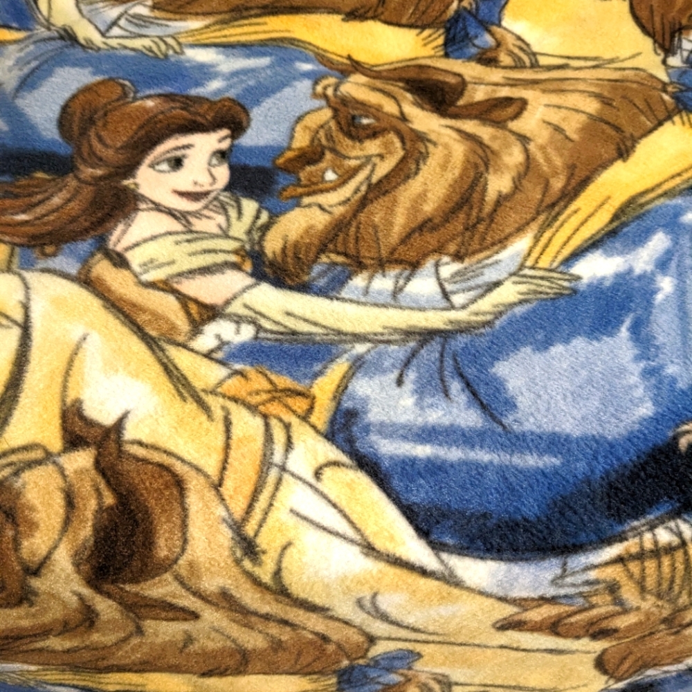 Beauty and the Beast Fleece Fabric